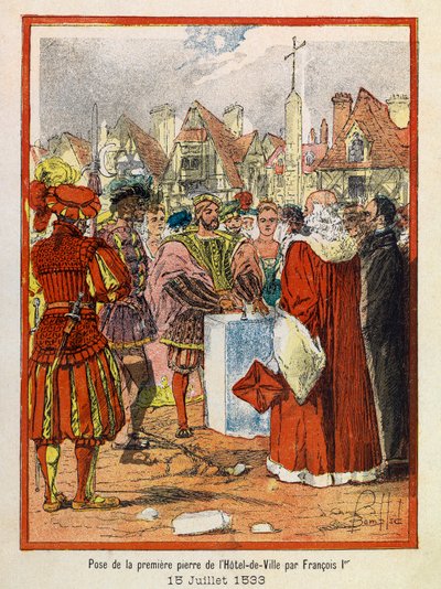 Las grandes jornadas del Ayuntamiento de París por A. Mercier, ilustrado por Louis Bombled (1862-1927): El 15 de julio de Louis Charles Bombled