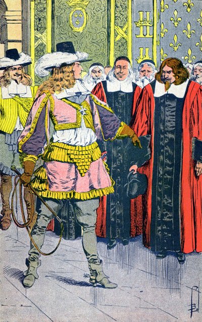 Luis XIV y los parlamentarios de Louis Charles Bombled