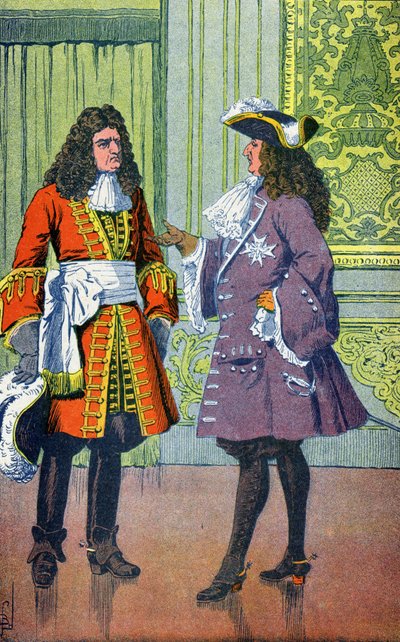 Luis XIV y el Mariscal de Villars de Louis Charles Bombled