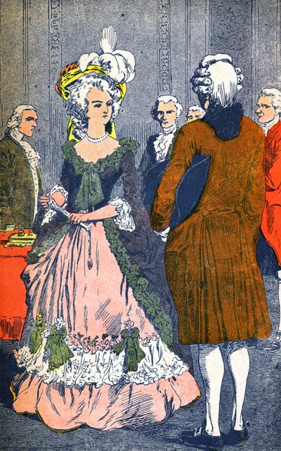 María Antonieta y Augeard de Louis Charles Bombled