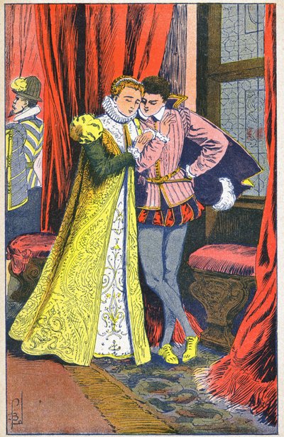 María Estuardo y Francisco II de Francia de Louis Charles Bombled