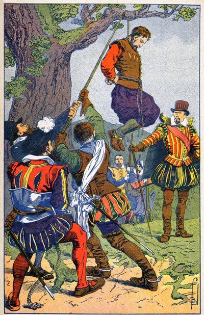 Represión de los hugonotes bajo la dirección de Blaise de Montluc de Louis Charles Bombled