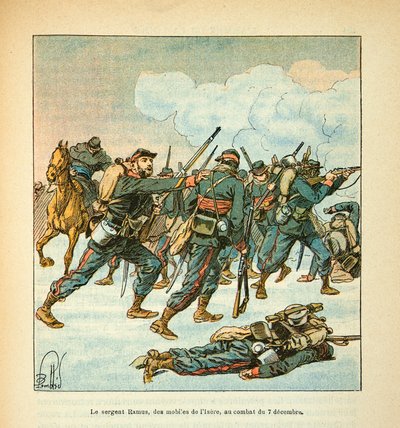 El ejército del Loira: Sargento Ramus del móvil de Isère en la batalla del 7 de diciembre de Louis Charles Bombled