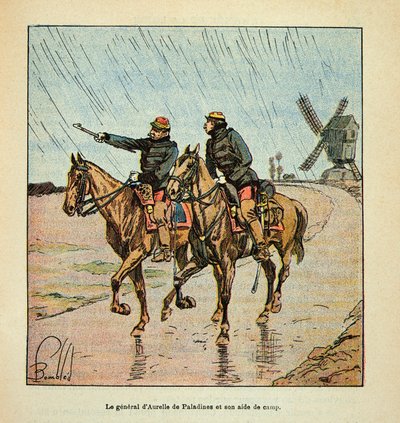 El Ejército del Loira por Eugene Sergent, conocido como Grenest, ilustrado por Louis Bombled (1862-1927) (Guerra Franco-Prusiana; campaña de 1870-1871): General d