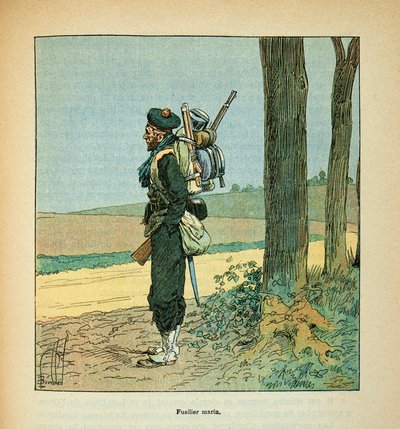 El ejército del Loira: Fusilero de marina en 1870 de Louis Charles Bombled