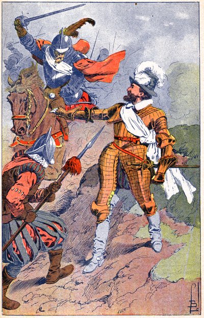 La batalla de Arques 1589 de Louis Charles Bombled