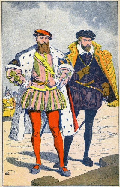 El Duque de Guisa y el Almirante de Coligny de Louis Charles Bombled