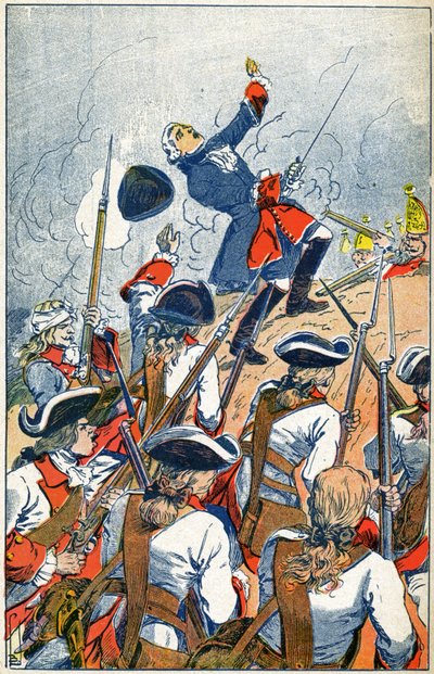 El ejército francés enfrenta a los rusos en el sitio de Gdansk de Louis Charles Bombled