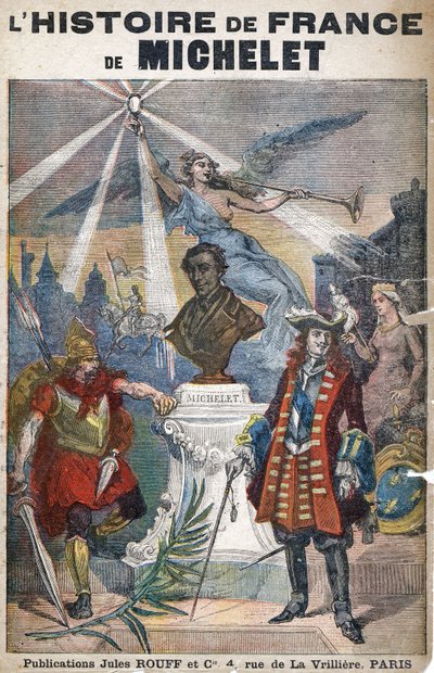 La Historia de Francia, de Michelet, c.1900 (ilustración) de Louis Charles Bombled