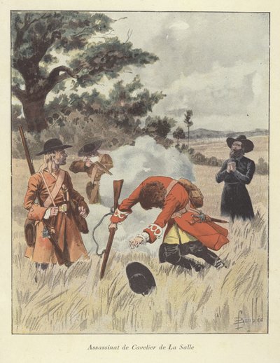El asesinato de René-Robert Cavelier de la Salle, 1687 de Louis Charles Bombled