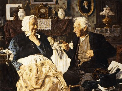 Té y conversación de Louis Charles Moeller