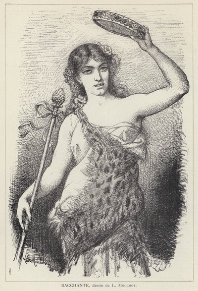 Bacante de Louis Claude Mouchot