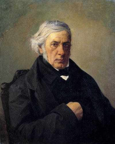 Retrato del filósofo Victor Cousin (1792-1867) de Louis Claude Mouchot