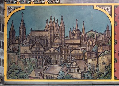 Edificio de la estación de ferrocarril (Sint-Pietersstation). Interior. 1912. Vestíbulo. de Louis Cloquet