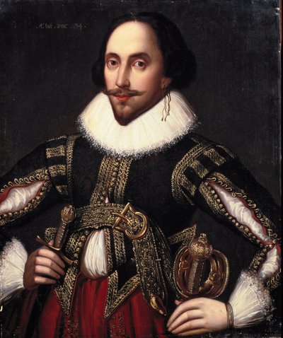 Retrato de William Shakespeare de Louis Coblitz