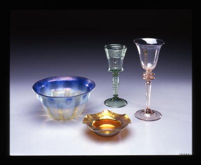 Juego de Cristalería de Louis Comfort Tiffany