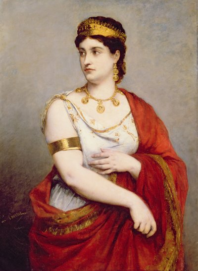 Retrato de Mademoiselle George (1787-1867) de Louis Courtat