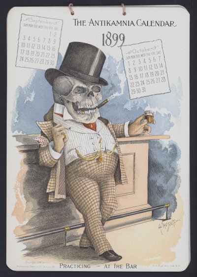 Ilustración para el Calendario Antikamnia de Louis Crucius or Crusuius