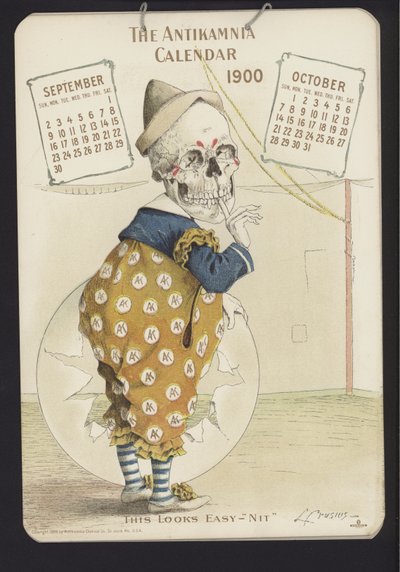 Ilustración para el Calendario Antikamnia, 1900 de Louis Crucius or Crusuius