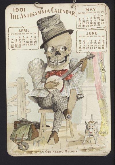 Ilustración para el Calendario Antikamnia, 1901 de Louis Crucius or Crusuius
