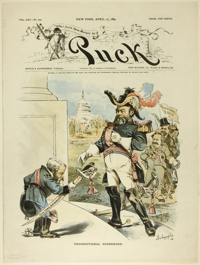 Rendición incondicional, de Puck de Louis Dalrymple