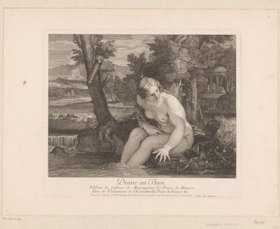 Baño de Diana de Louis Desplaces
