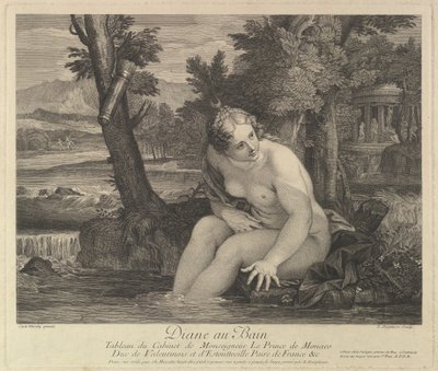 Diana en el baño de Louis Desplaces