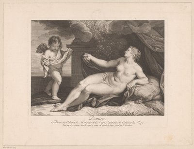 Júpiter y Danaë de Louis Desplaces