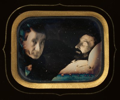 [Retrato de Hombre Vivo junto a Hombre Muerto], ca. 1850 de Louis Dodero