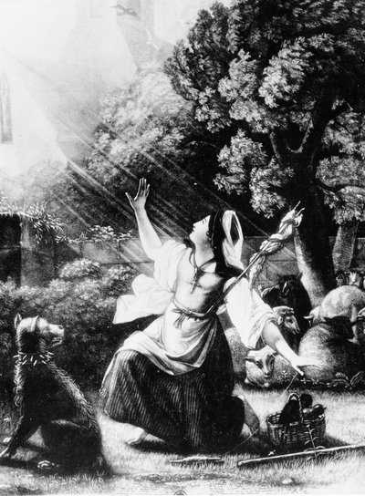 La inspiración de Juana de Arco de Louis Ducis