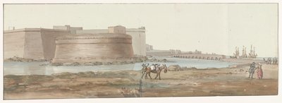 Visión de Gallipoli
Vista de la entrada a Gallipoli (título en el objeto)
Viaje a Italia, Sicilia y Malta - 1778 (título de la serie) de Louis Ducros