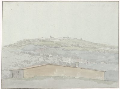 Visión de Montefusco
Vista de Montefusco (título en el objeto)
Viaje a Italia, Sicilia y Malta - 1778 (título de la serie) de Louis Ducros