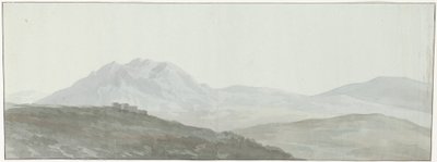 Visión de la cobertura de los Apeninos
Vista de algunos picos de los Apeninos (título en el objeto)
Voyage en Italie, en Sicile et à Malte - 1778 (título de la serie) de Louis Ducros