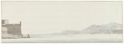 Vista de la costa de Calabria desde el punto más alto de la costa de Mesina
Vista de la costa calabresa desde la esquina exterior de la ciudadela de Mesina (título en el objeto)
Voyage en Italie, en Sicile et à Malte - 1778 (título de la serie) de Louis Ducros