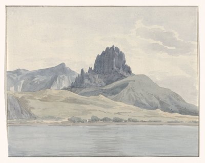 Vista de la costa de Pentidatilo frente al Cabo Spartivento
Vue de la côte de Pentidatilo au delà du Cap de Spartivento (título en el objeto)
Voyage en Italie, en Sicile et à Malte - 1778 (título de la serie) de Louis Ducros