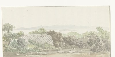 Vista de las ruinas del teatro de Brindisi
Vista de los restos del Teatro de Tarento (título en el objeto)
Viaje a Italia, Sicilia y Malta - 1778 (título de la serie) de Louis Ducros