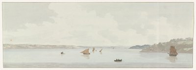 Visión de una parte del Mare Piccolo
Vista de una parte del Mare Piccolo, donde se encontraba el antiguo puente, la desembocadura del Galesus (título en el objeto)
Voyage en Italie, en Sicile et à Malte - 1778 (título de la serie) de Louis Ducros