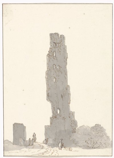 Ruïne van toren langs de grote weg tussen Terracina en Fondi
Torre delle sette facciate en la carretera principal entre Terracina y Fondi (título en el objeto)
Viaje a Italia, Sicilia y Malta - 1778 (título de la serie) de Louis Ducros