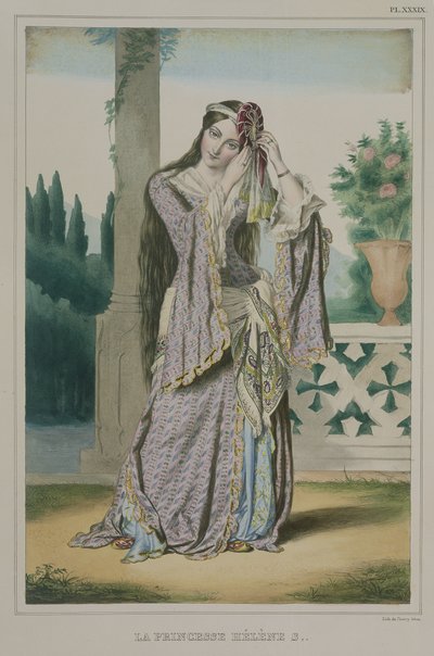 Princesa Helena, grabado por los Hermanos Thierry, 1825 de Louis Dupré