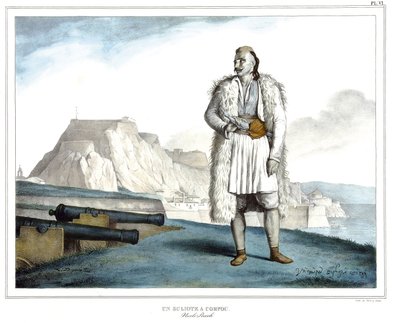 Un Suliote en Corfú, Nicolo Pervoli, en 