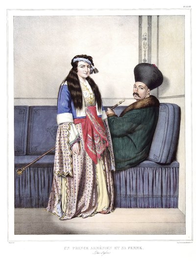 Un príncipe armenio y su esposa, Duzoglous. en 