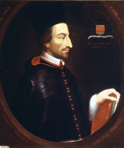 Retrato de Jansénius (1585 - 1638) por F. Ipris 1659. de Louis Dutielt