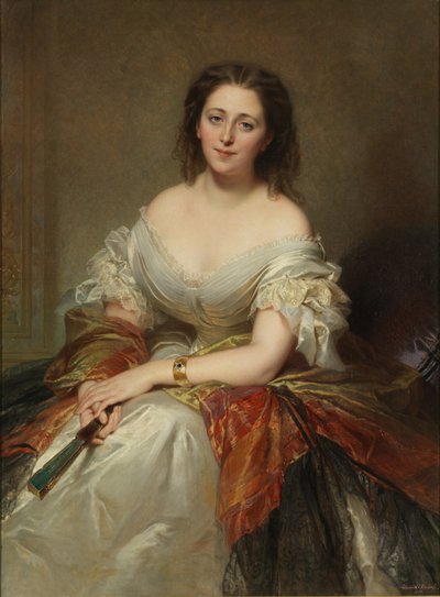 Retrato de María Condesa Walewska 1786-1817 de Louis Edouard Dubufe