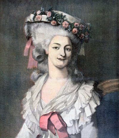 Marie-Louise, princesa de Lamballe de Louis Edouard Rioult