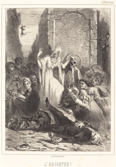 ¡El Ajenjo! de Louis Emile Benassit
