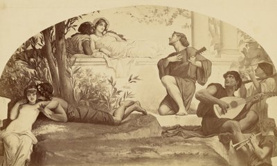 La música en el amor de Louis Emile Durandelle