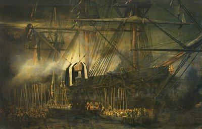 El embarque de las cenizas de Napoleón a bordo del 