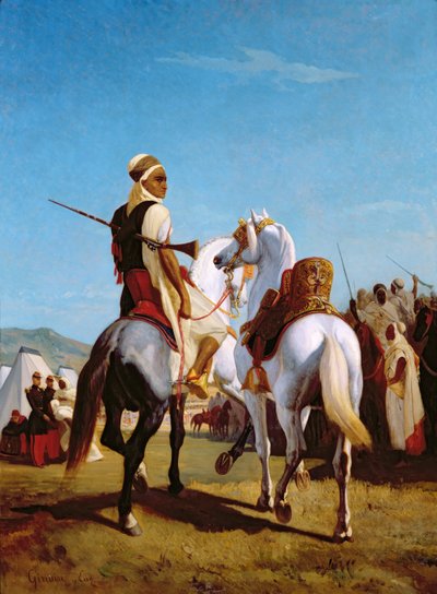 El caballo de Gaada, o El caballo de la sumisión, 1864 de Louis Eugene Ginain