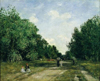Parc Cordier en Trouville de Eugene Louis Boudin