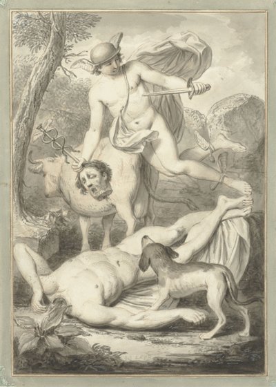 Mercurio con la cabeza de Argus de Louis Fabritius Dubourg